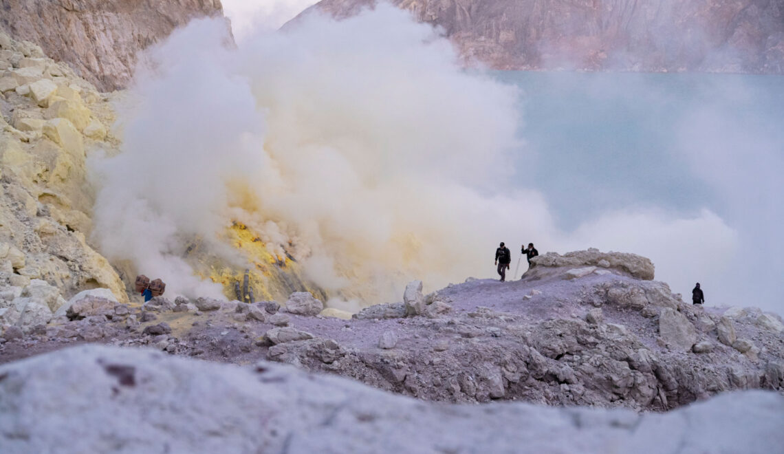 Vulcano Ijen e le fiamme blu